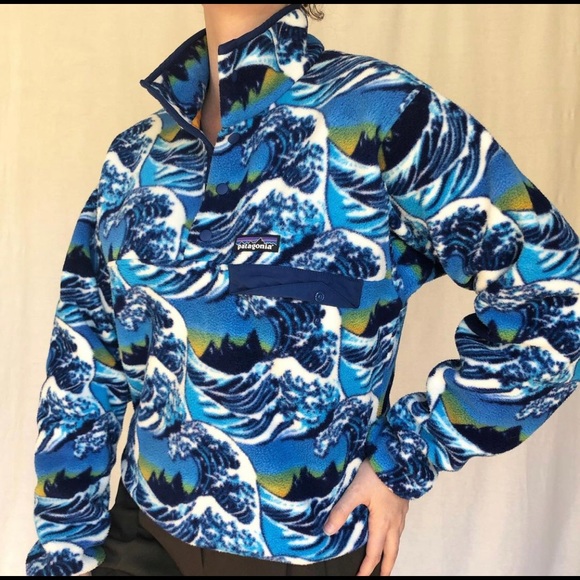 Patagonia Jackets & Blazers - 🌊Patagonia Synchilla RARE Fitzroy wave fleece xs